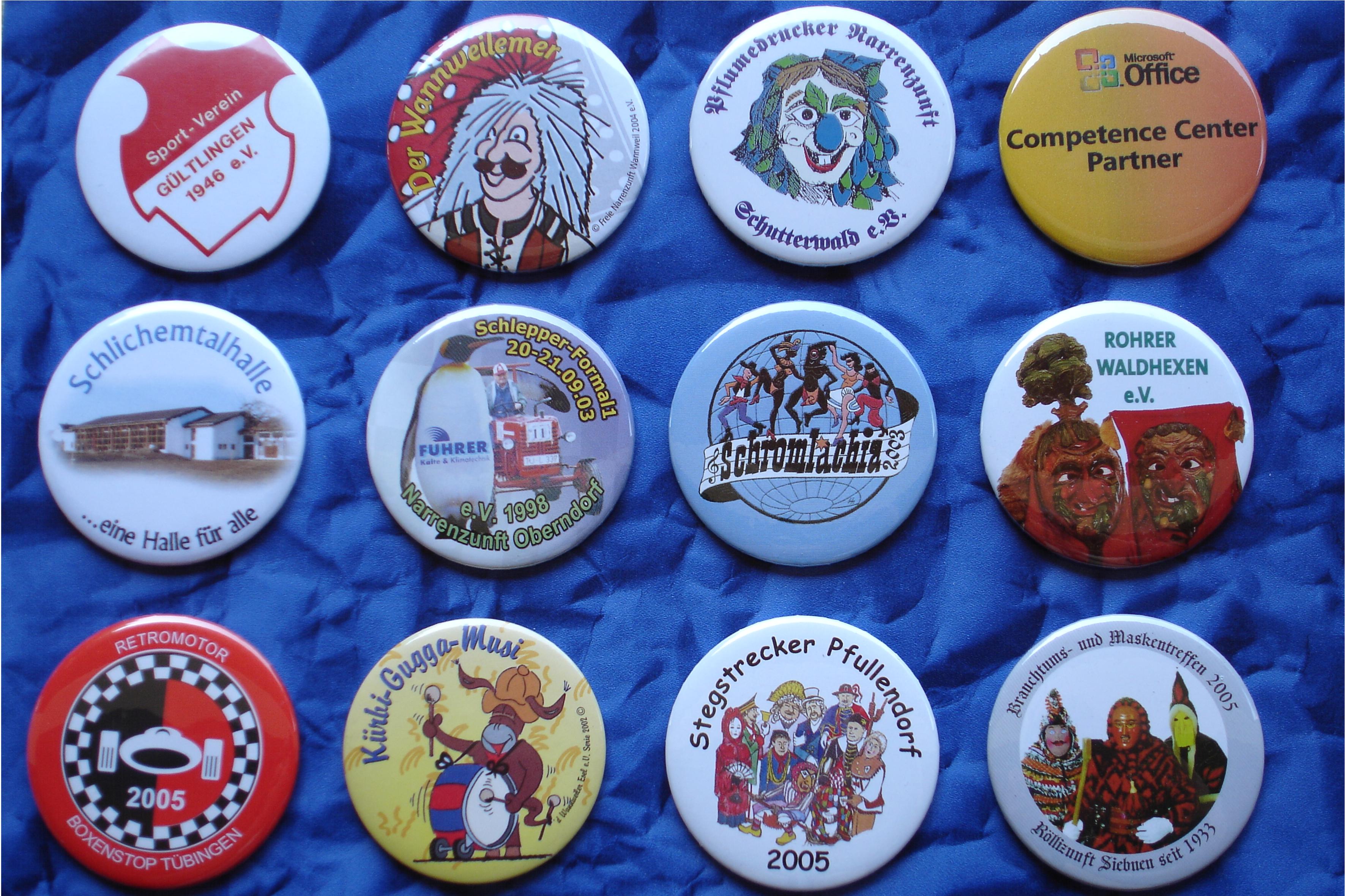 Metall-Buttons