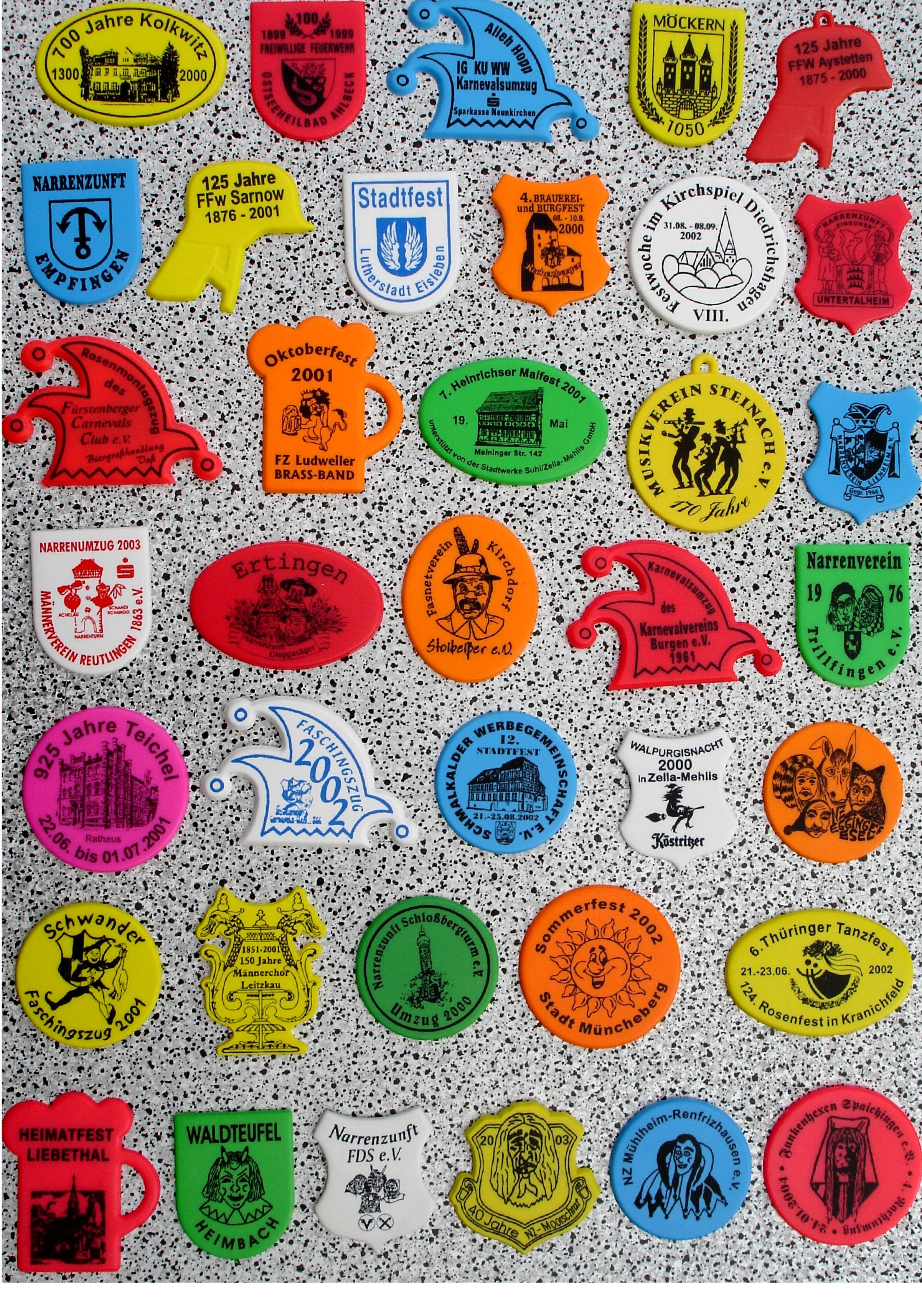 Kunststoffbuttons